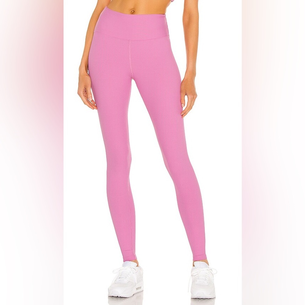 YEAR OF OURS Ribbed High Legging in True Pink